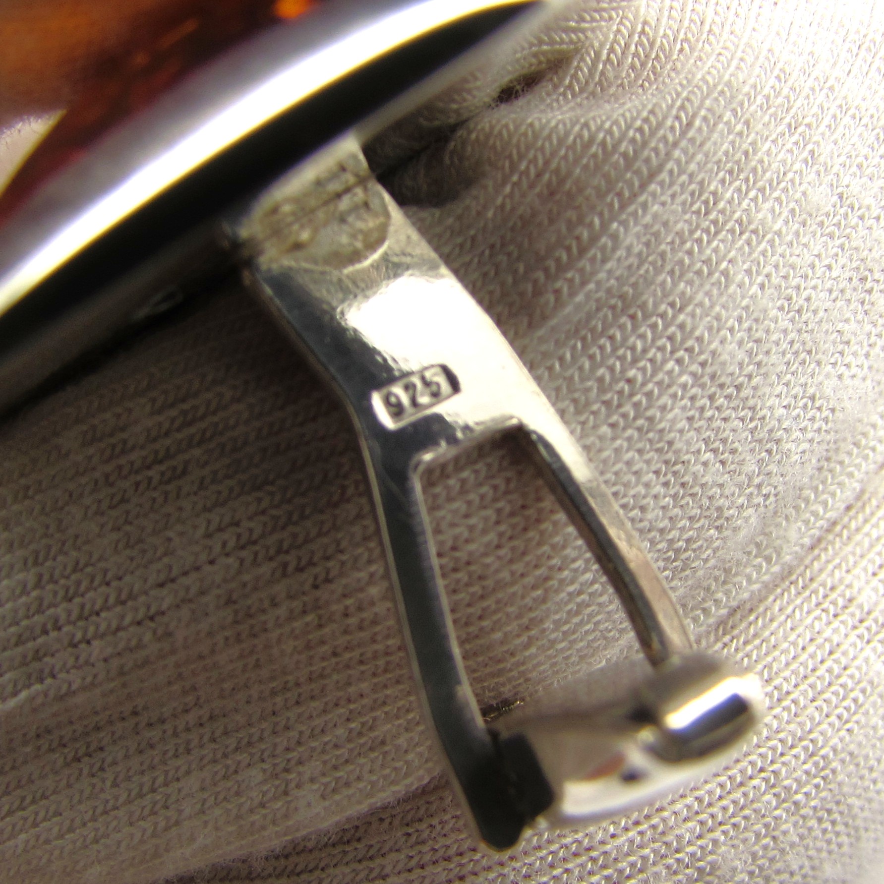Sterling & Baltic Amber Cufflinks - Image 8