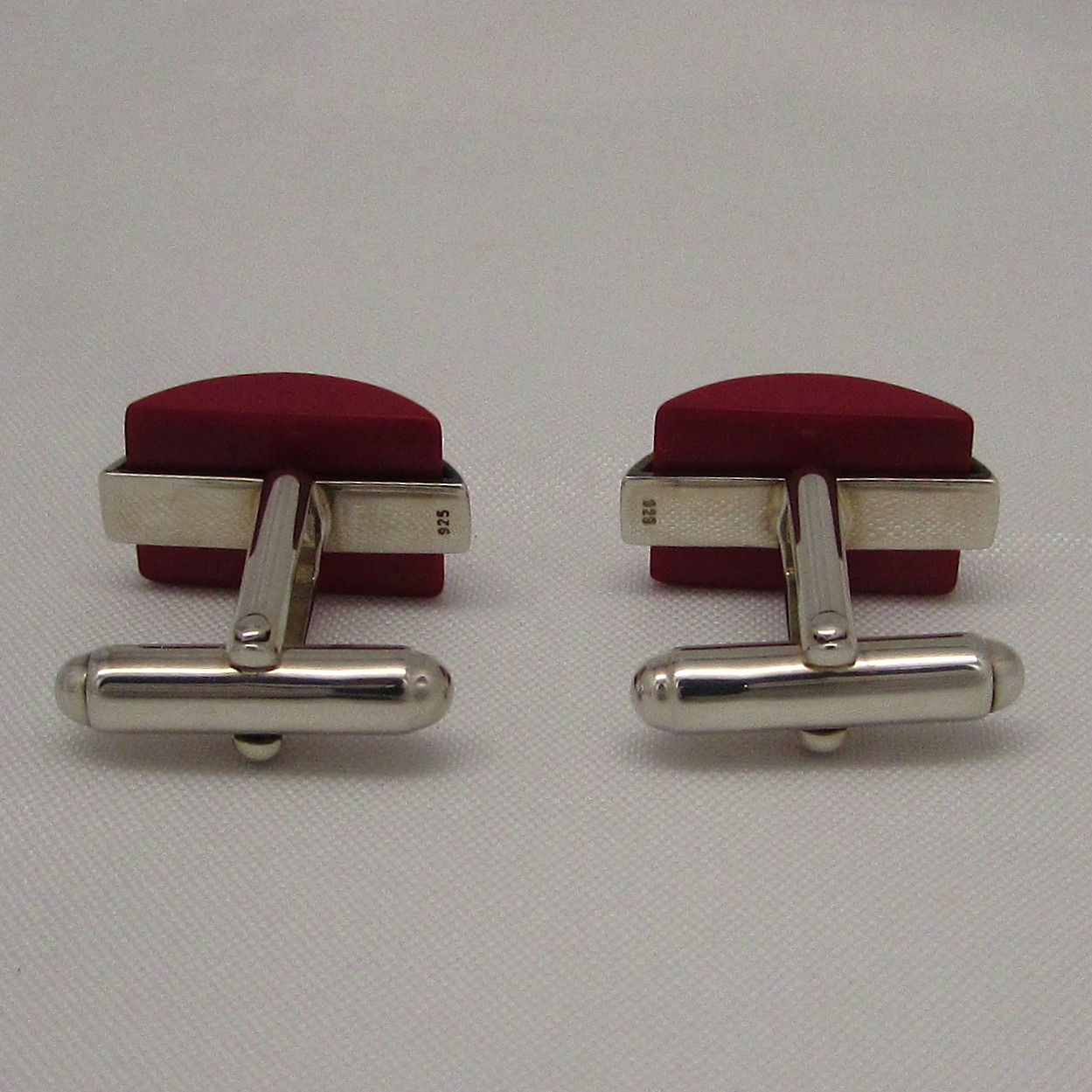 Sterling & Coral Cufflinks - Image 4