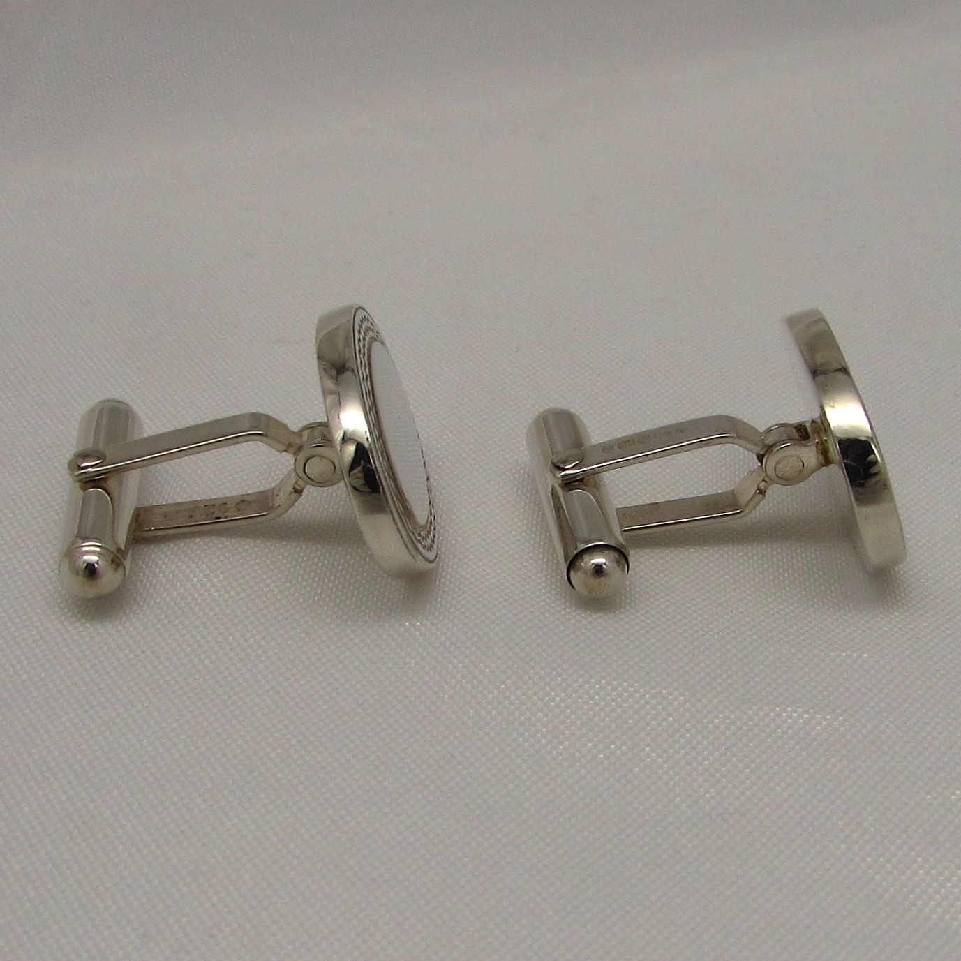 Sterling Oval Cufflinks - Image 5