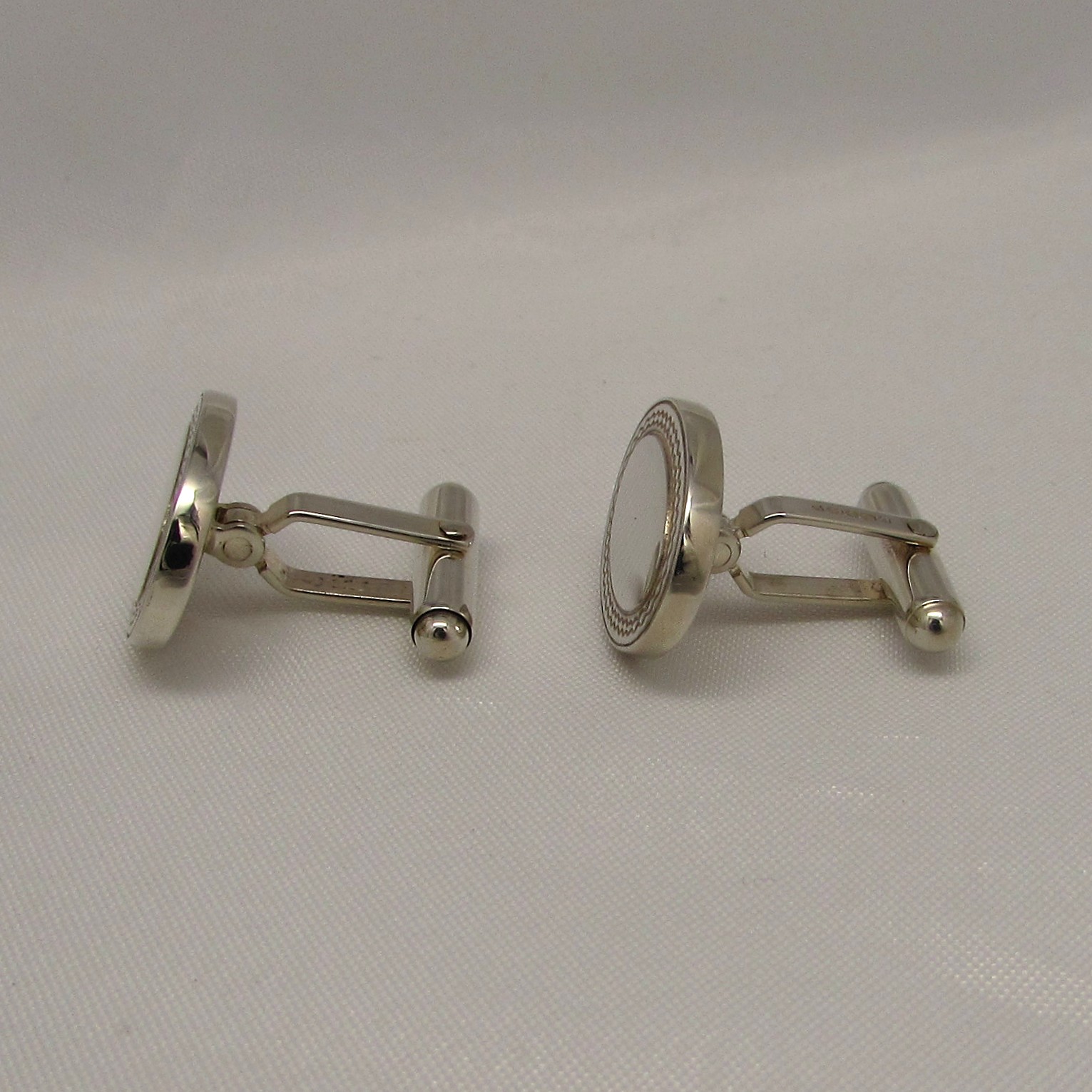 Sterling Oval Cufflinks - Image 3
