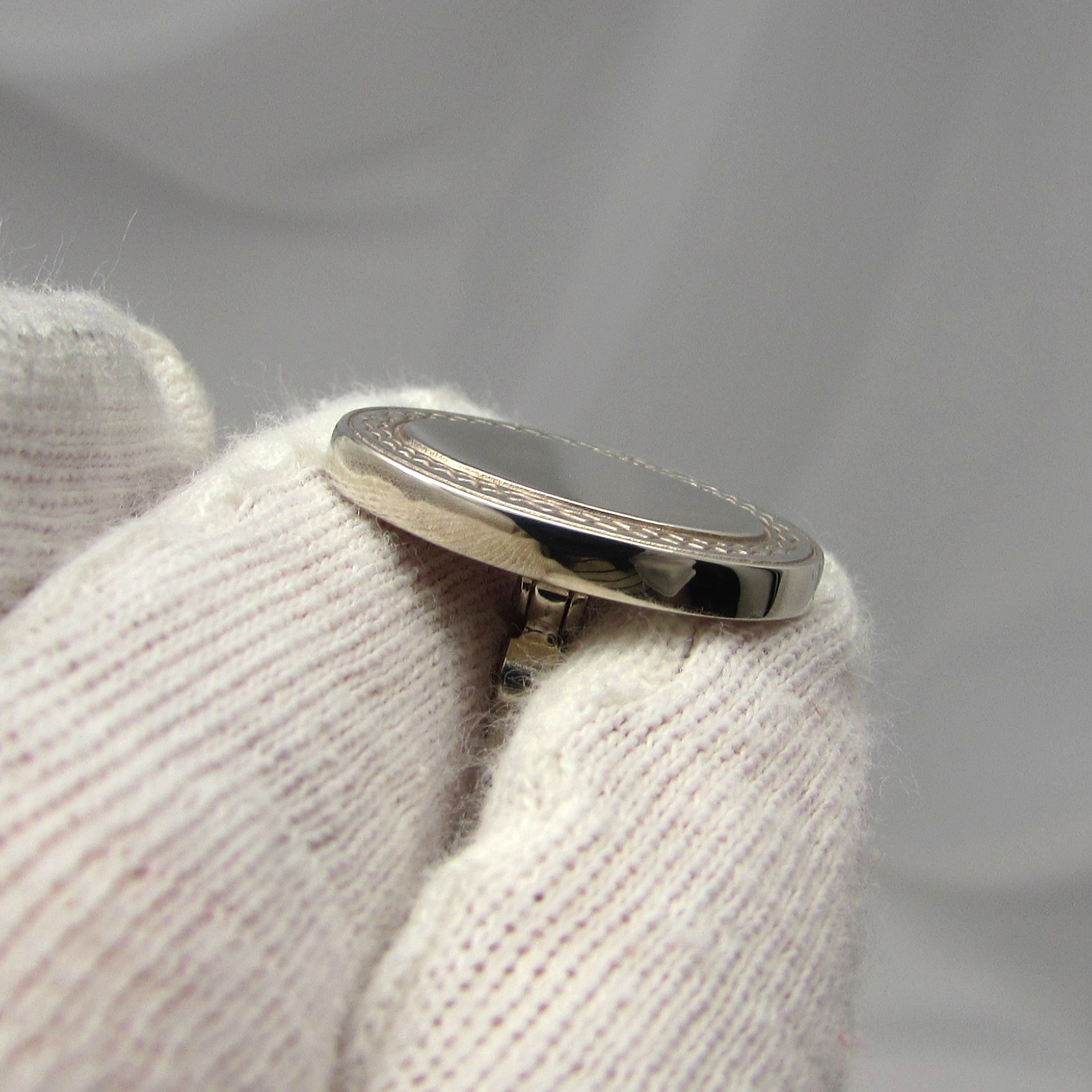 Sterling Oval Cufflinks - Image 7