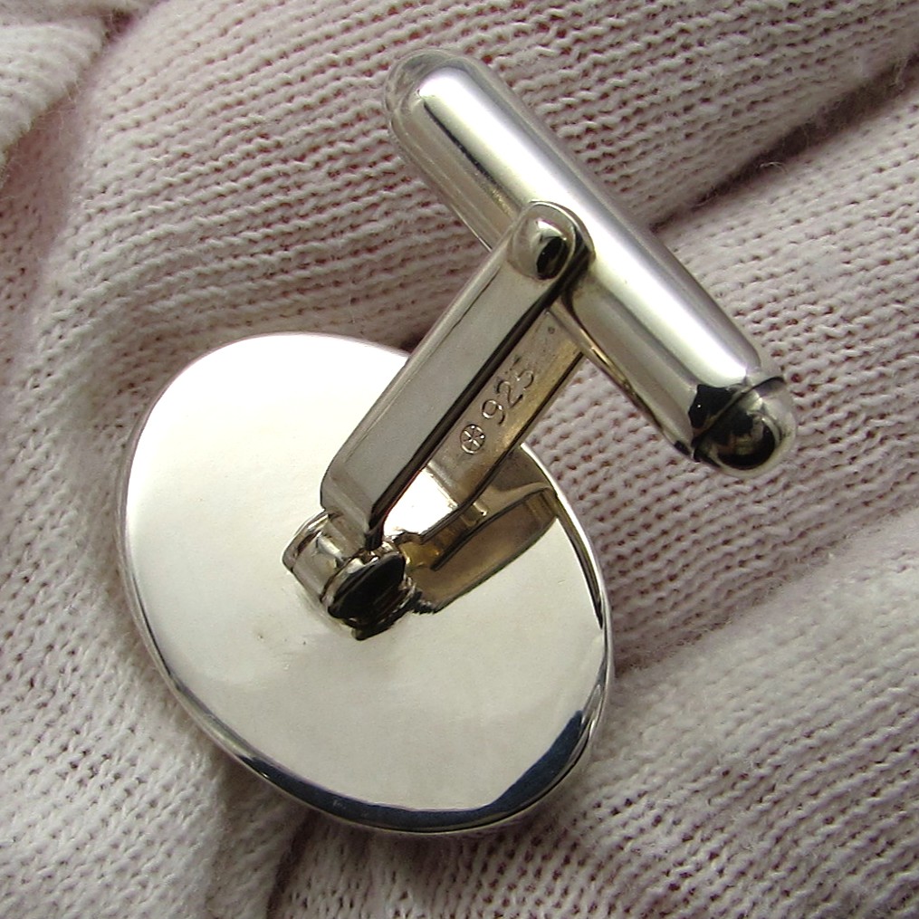 Sterling Oval Cufflinks - Image 8