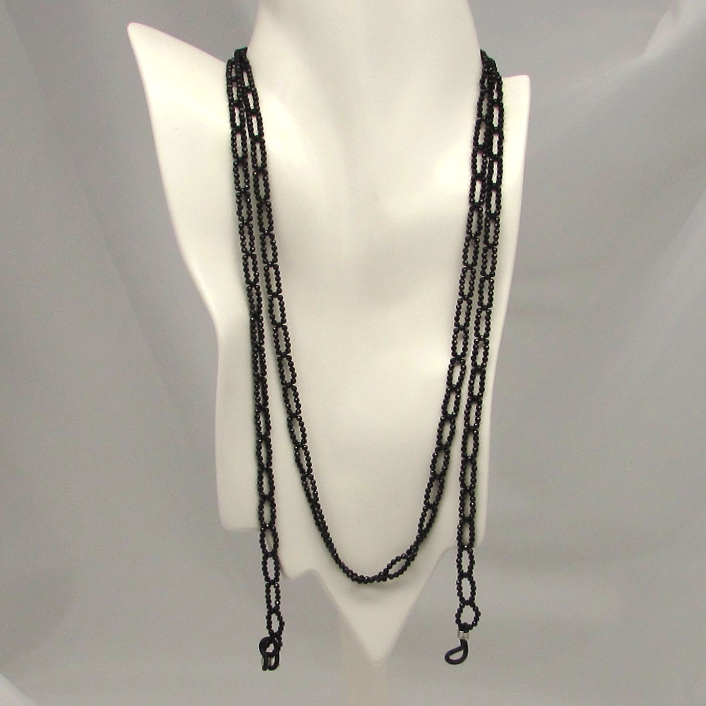 Black Spinal Eye Glass Holder Necklace - Image 3