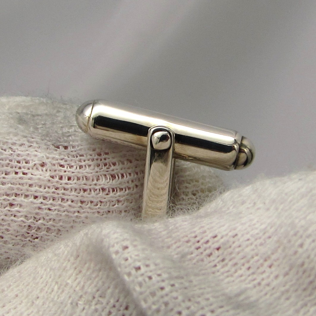 Sterling and Onyx Cufflinks - Image 9