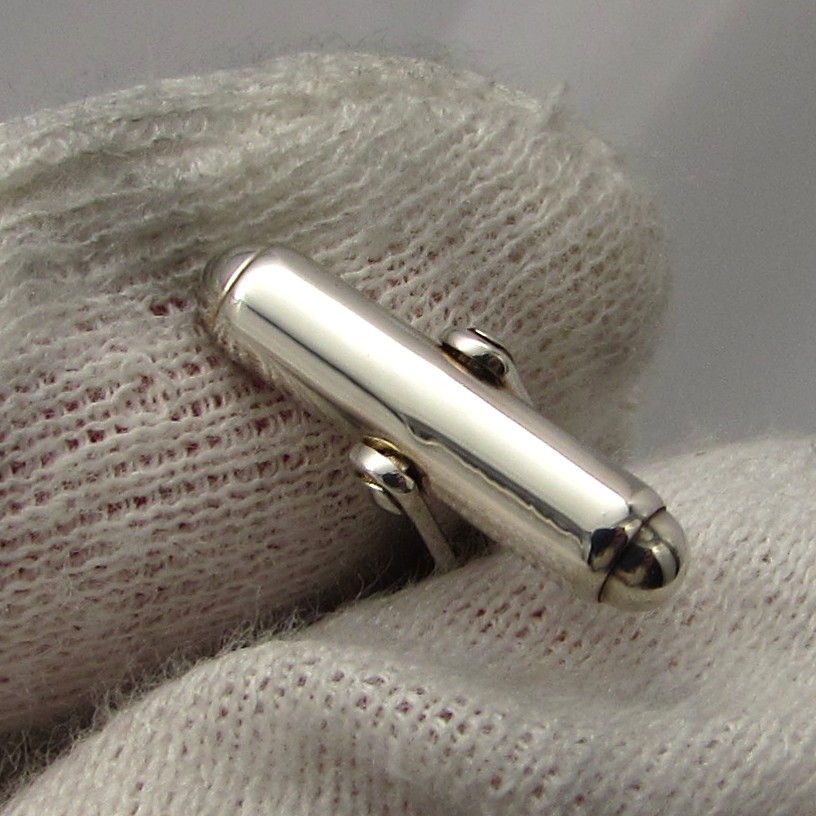Sterling and Onyx Cufflinks - Image 10