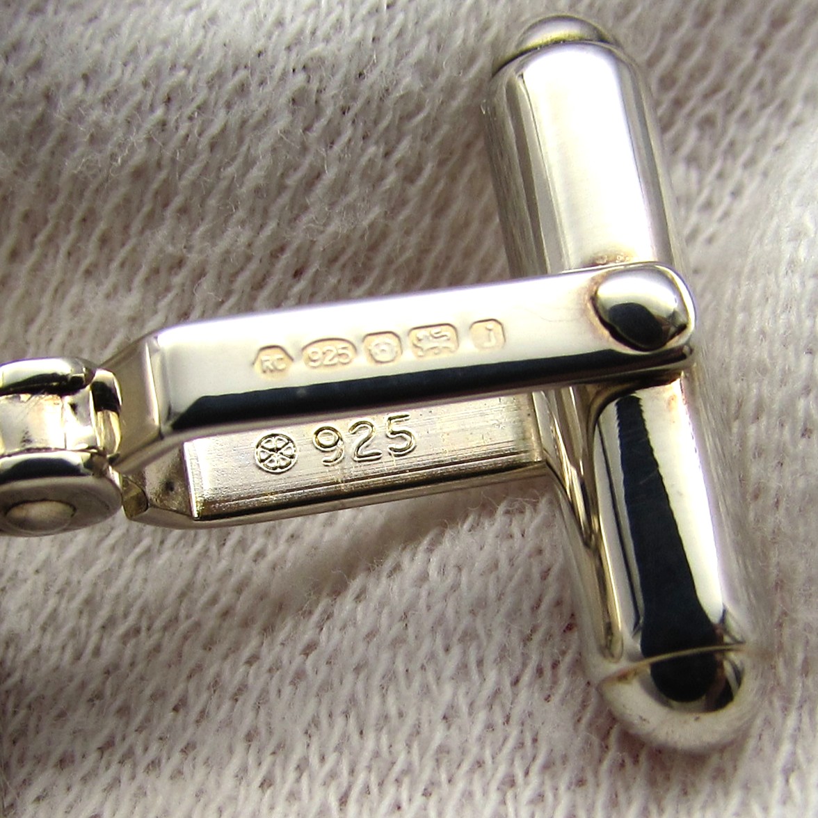 Sterling and Onyx Cufflinks - Image 11