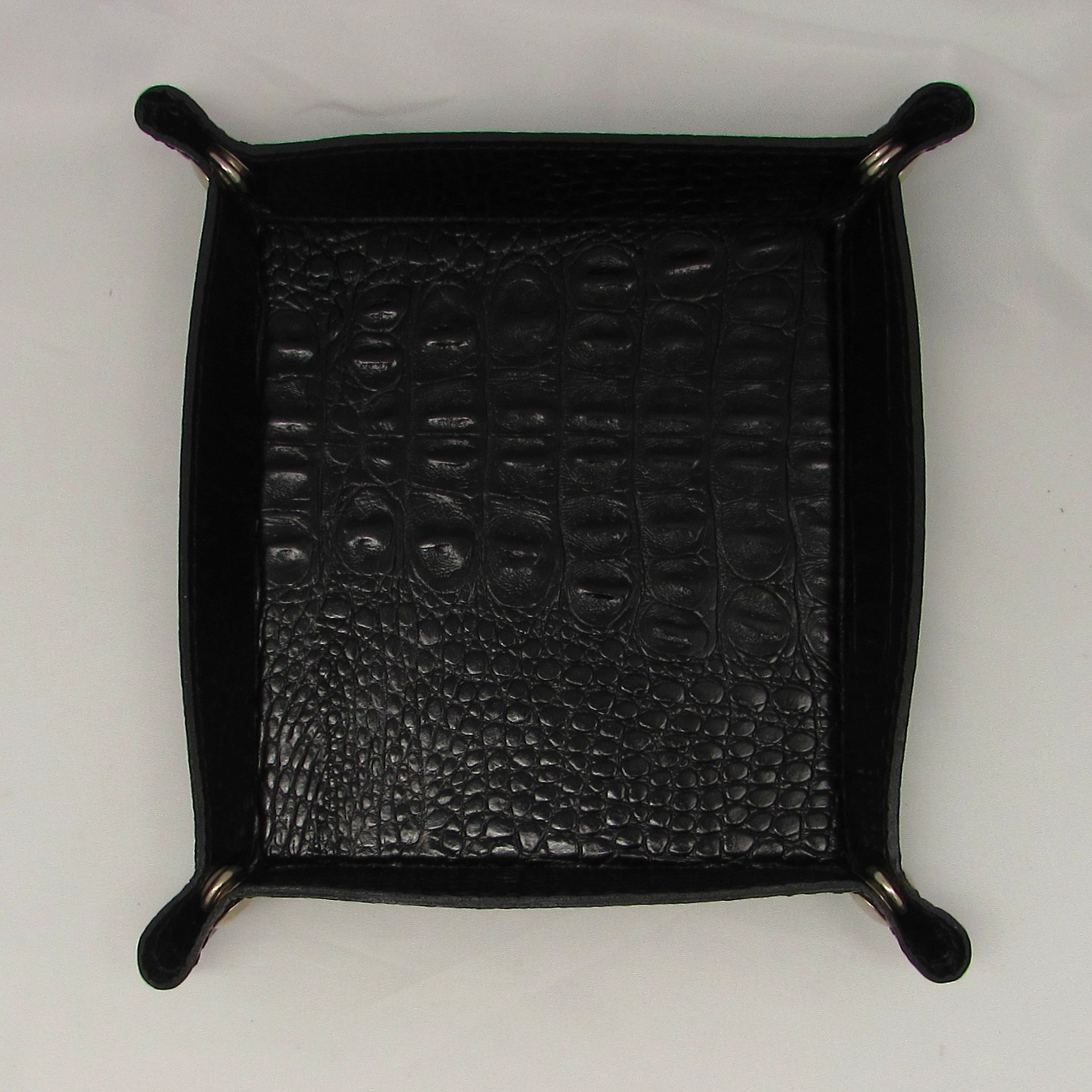 Lappas' Black Leather Valet Tray - Image 2