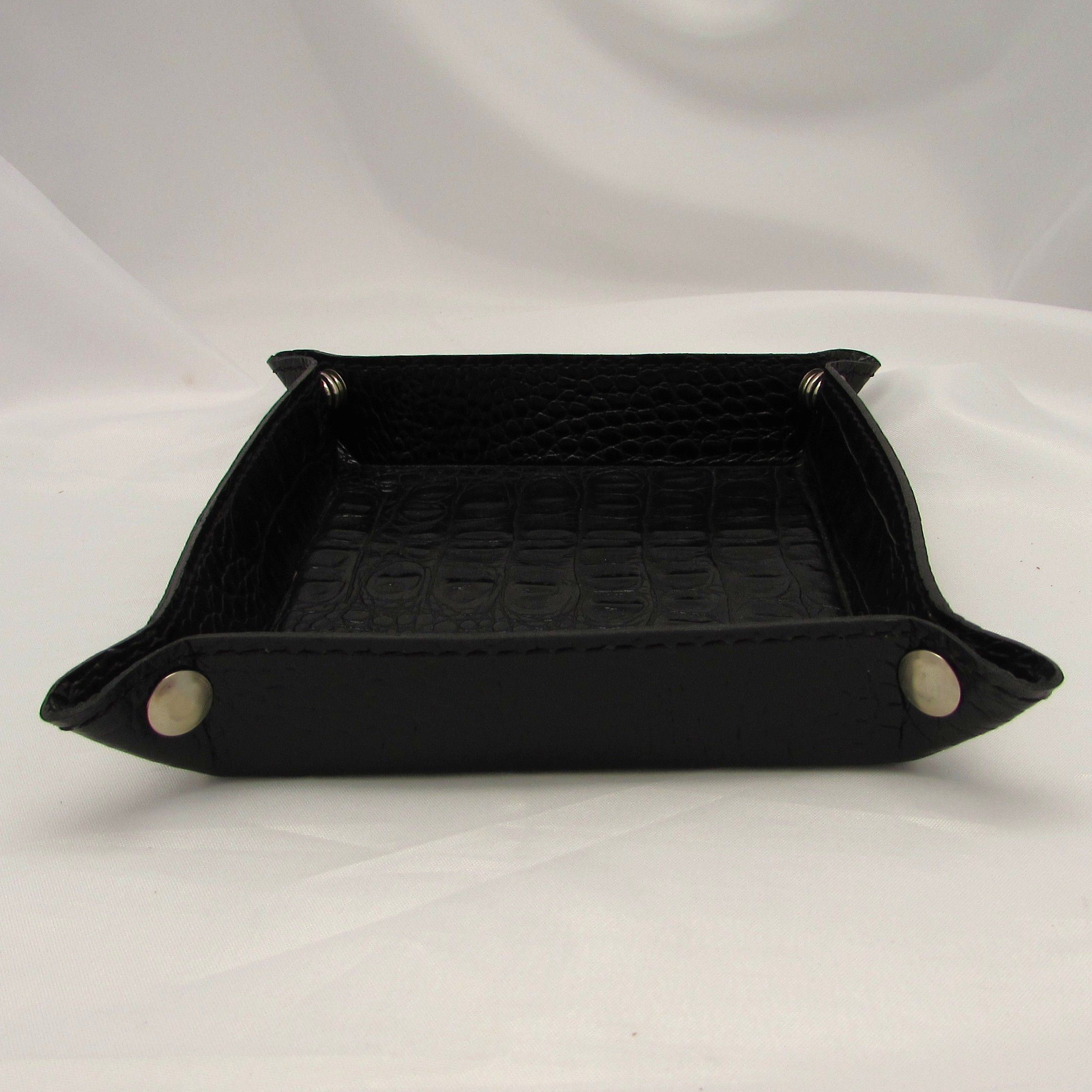 Lappas' Black Leather Valet Tray - Image 3