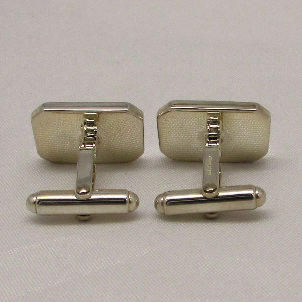 Rectangular Sterling Cufflinks - Image 4