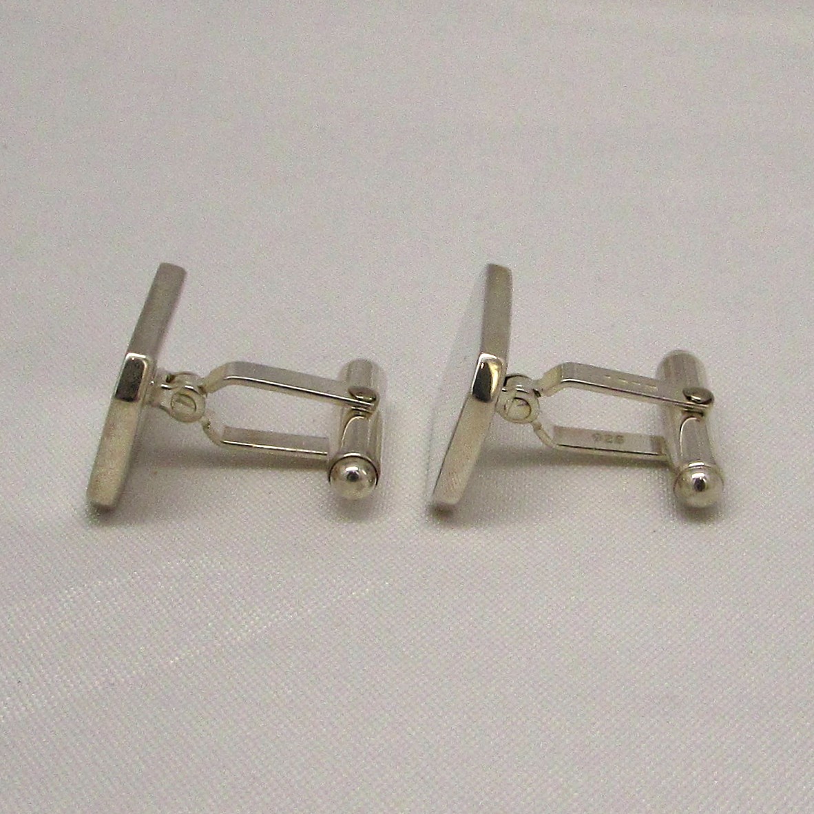 Rectangular Sterling Cufflinks - Image 5
