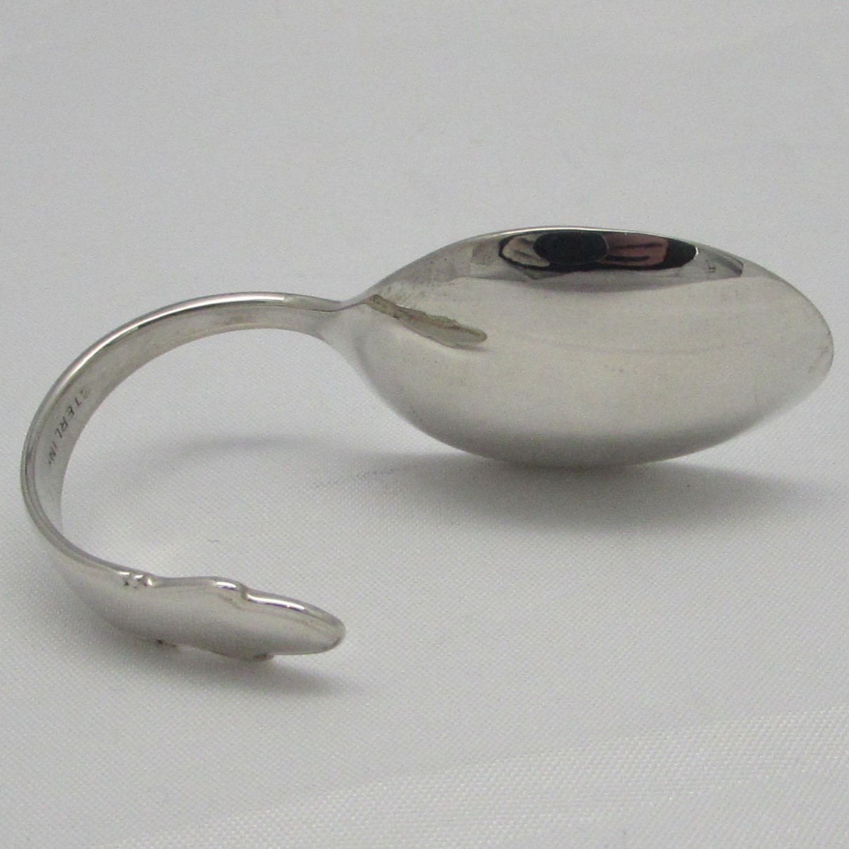 Sterling Baby Loop Spoon - Image 4