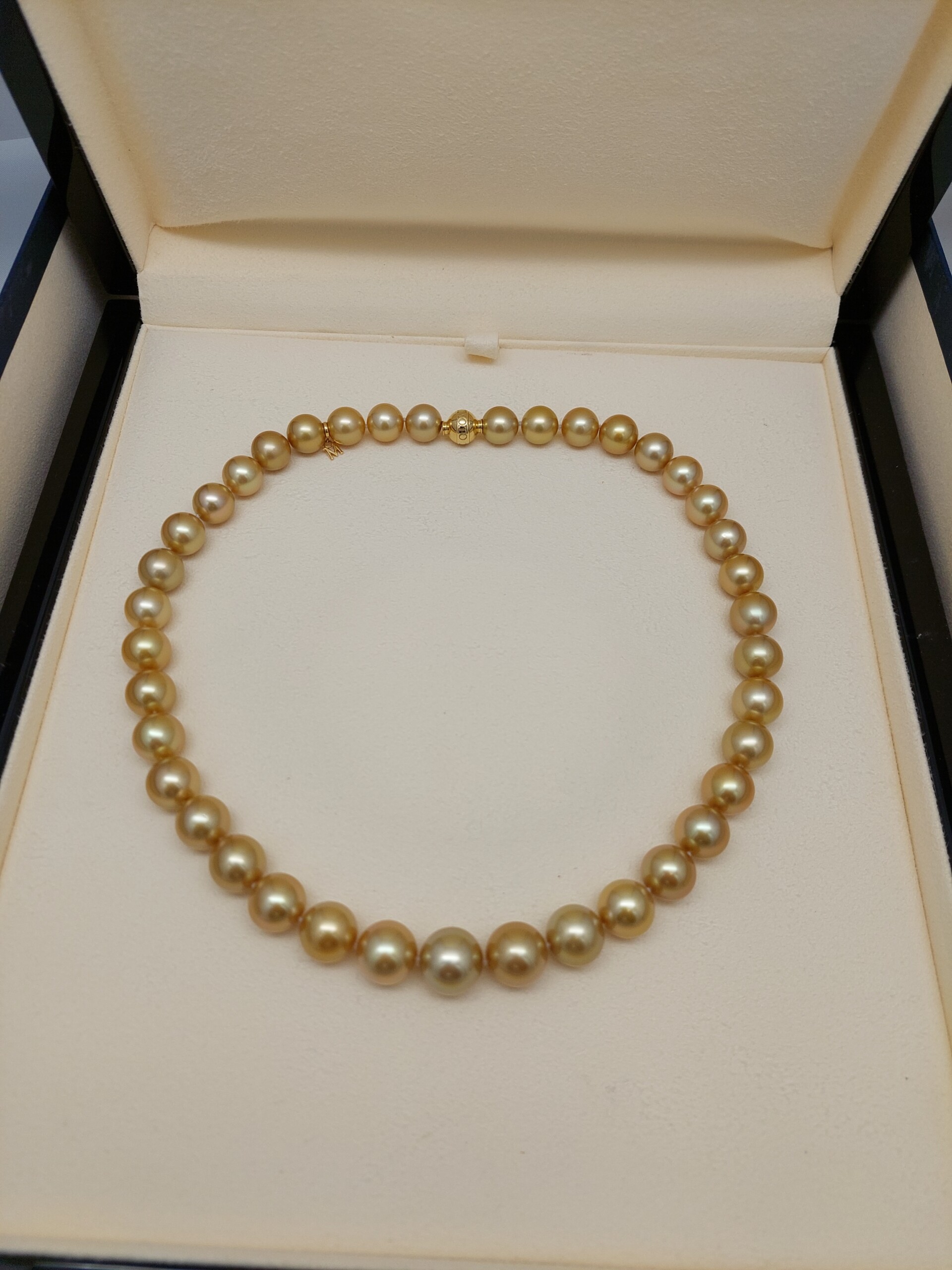 Mikimoto South Sea Necklace - Golden Pearls
