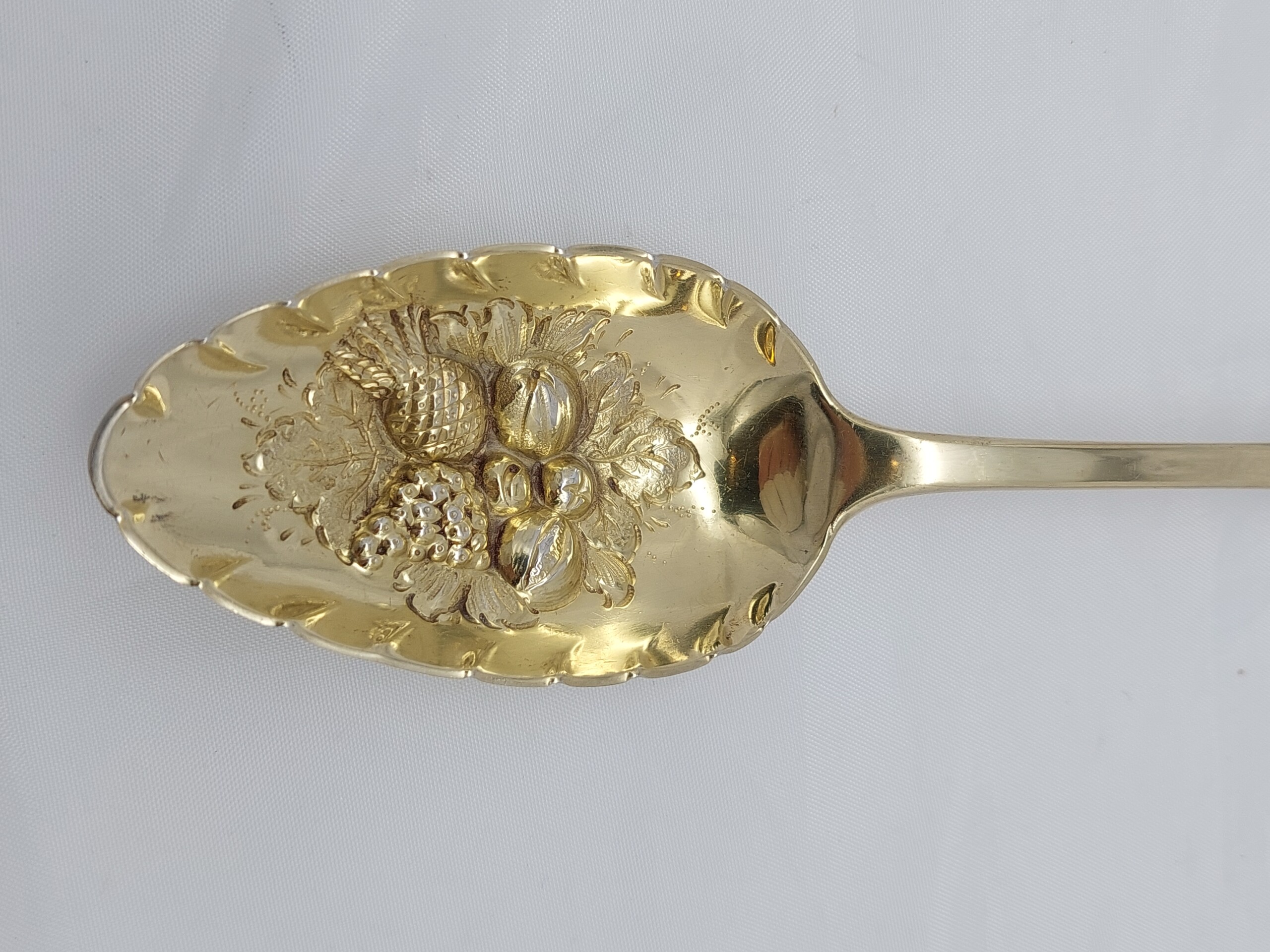 1815 Thomas Wallis II & Jonathan Hayne Sterling Fruit Spoon - Image 2