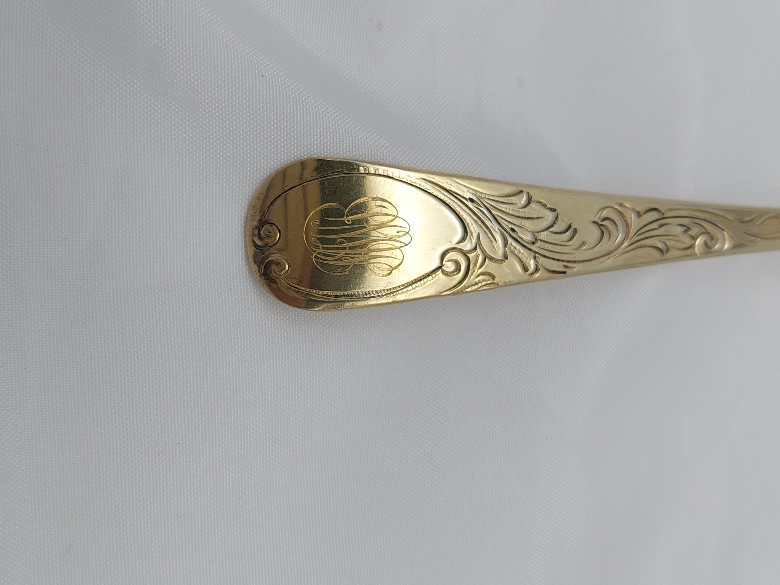 1815 Thomas Wallis II & Jonathan Hayne Sterling Fruit Spoon - Image 4