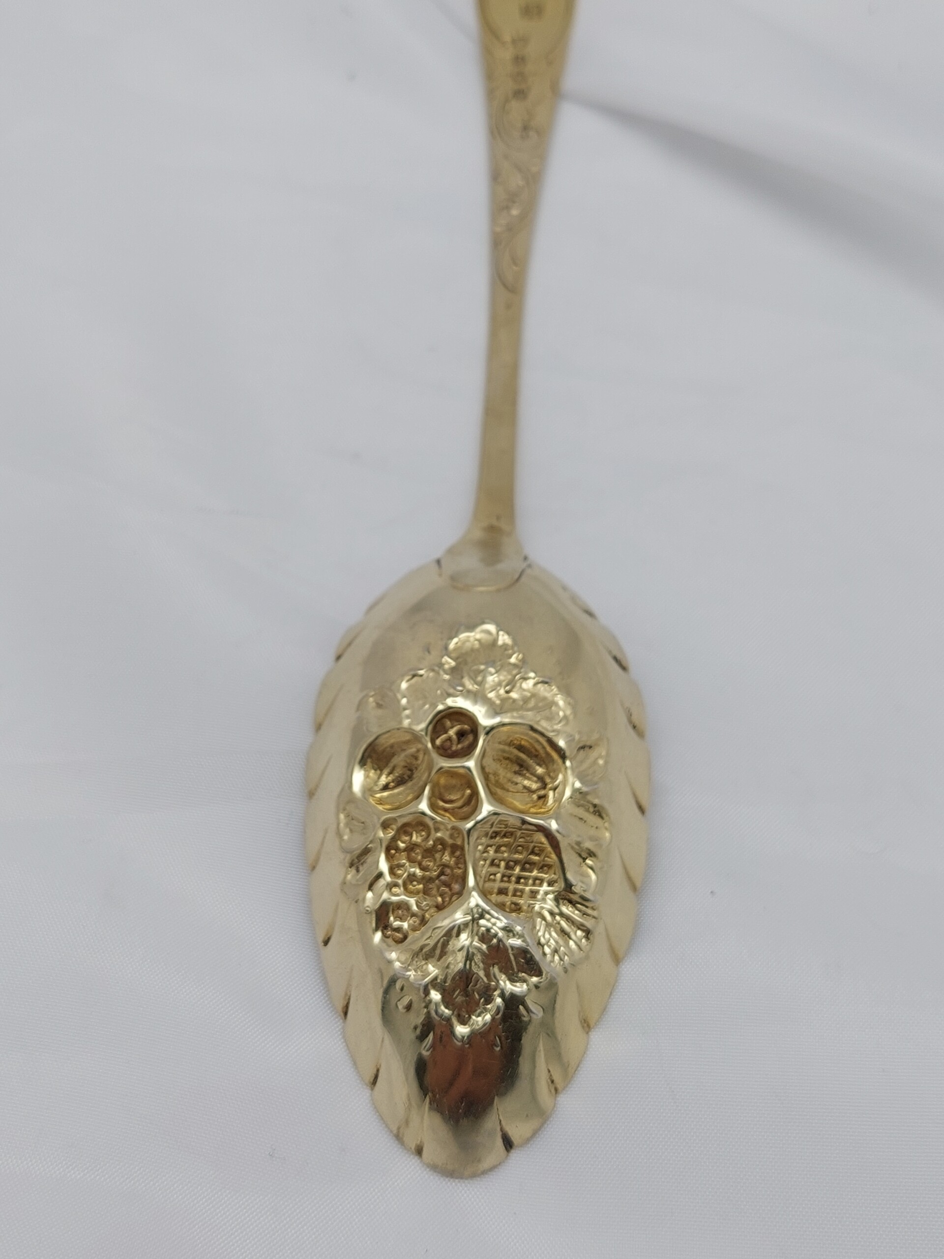 1815 Thomas Wallis II & Jonathan Hayne Sterling Fruit Spoon - Image 8