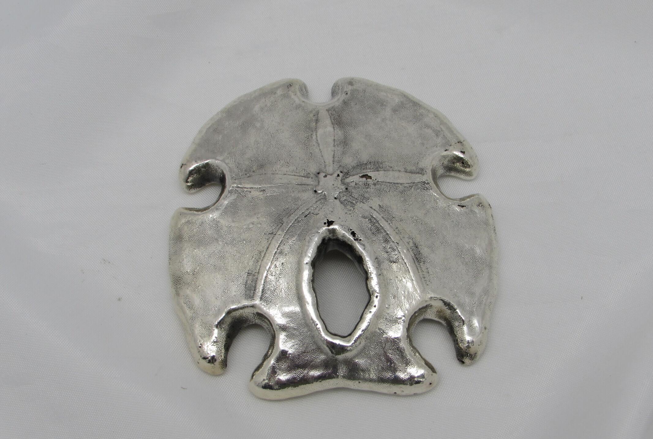 Sterling Arrowhead Sand Dollar
